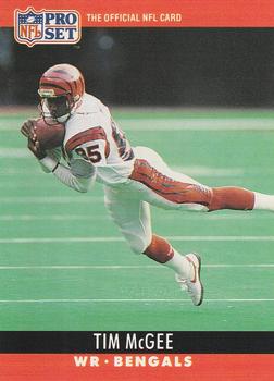 Tim McGee Cincinnati Bengals 1990 Pro set NFL #64